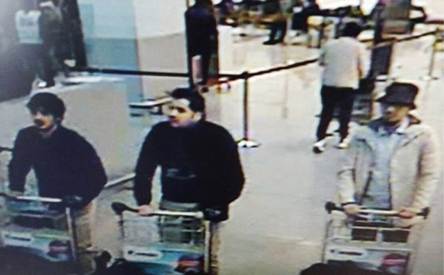 Brussels Airport Security Photo