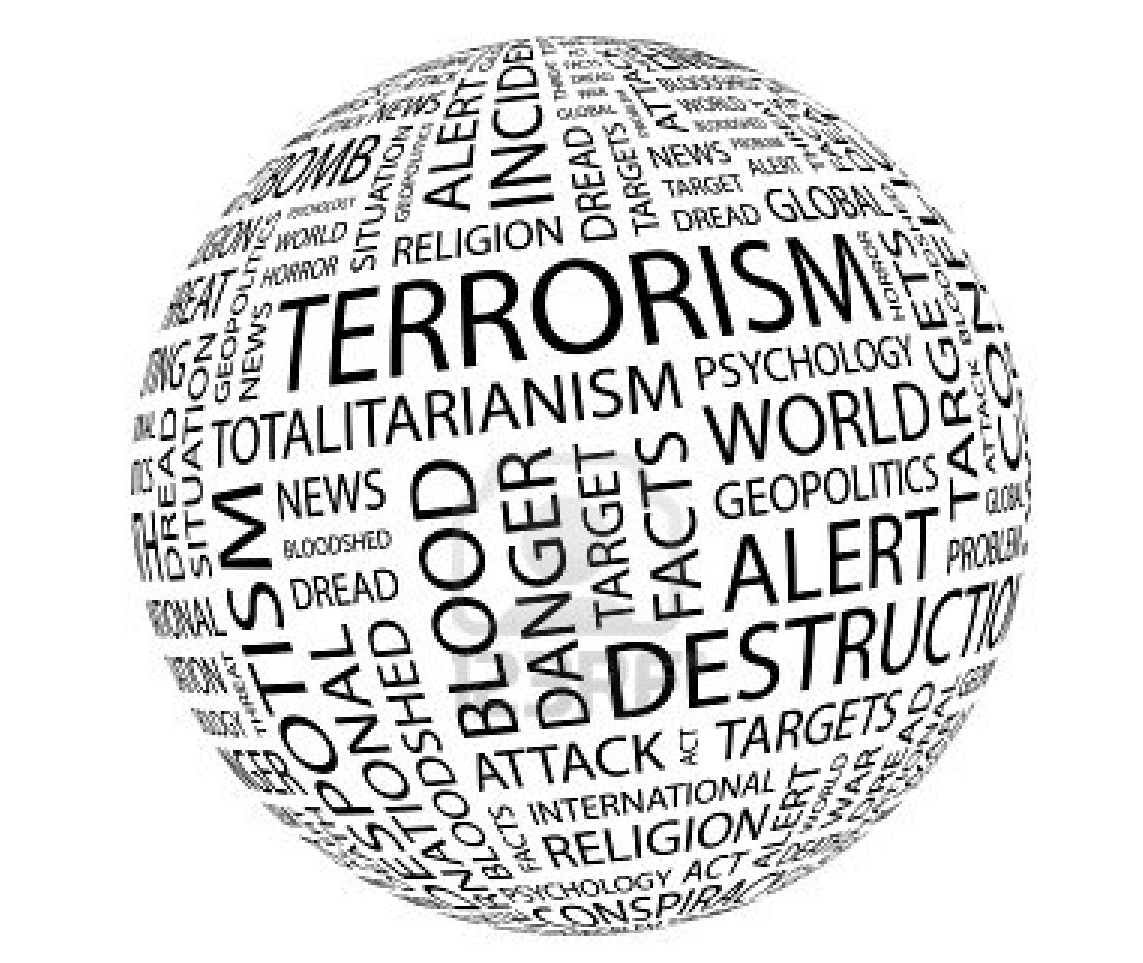 teror word globe